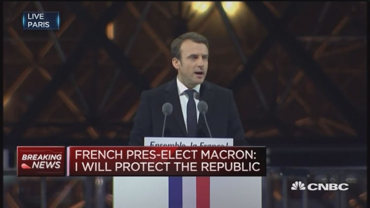 The task that lies ahead is immense: Macron