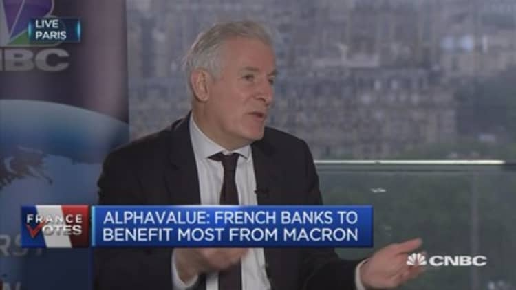 French banks to benefit most from Macron: AlphaValue 