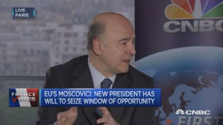 EU’s Moscovici: New president has will to seize a window of opportunity