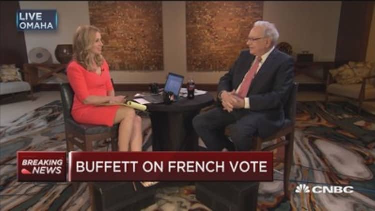 Buffett: I don't put too much weight in any given election
