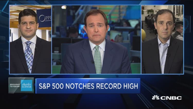 Trading Nation: S&P 500 notches record high