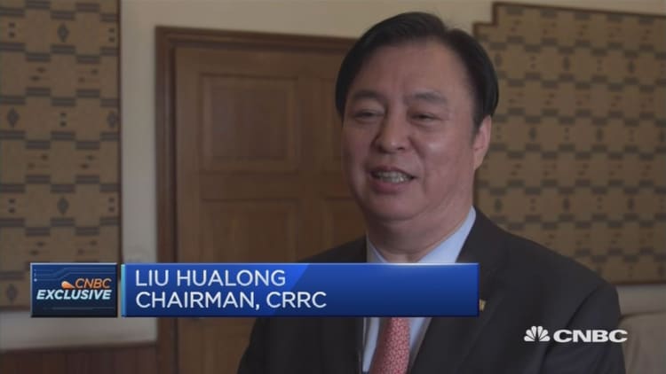 China's CRRC 'achieved success participating in the One Belt One Road initiative': Chairman