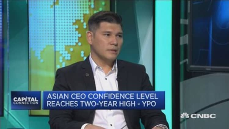 Asian business leaders are feeling optimistic
