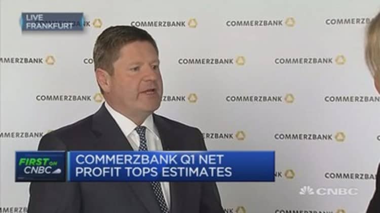 Don't think ECB rates will rise in the near future: Commerzbank CFO