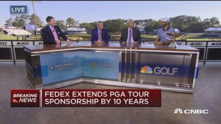 FedEx extends PGA tour sponsorship by 10 years