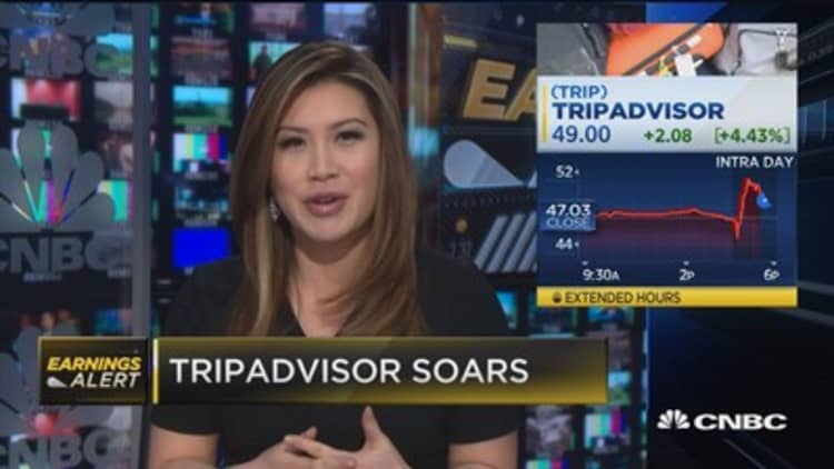 Tripadvisor earnings soar this quarter