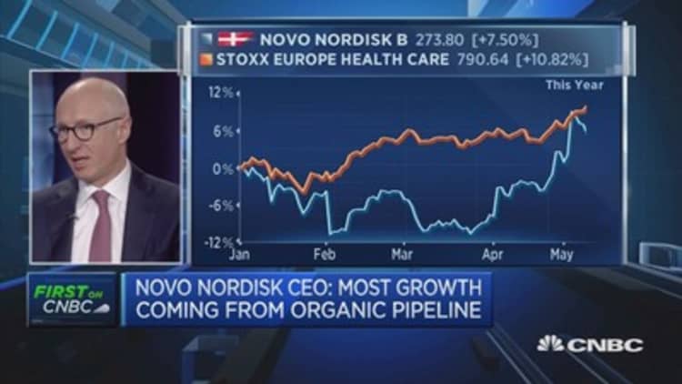 Novo Nordisk CEO: Seen good growth in new products