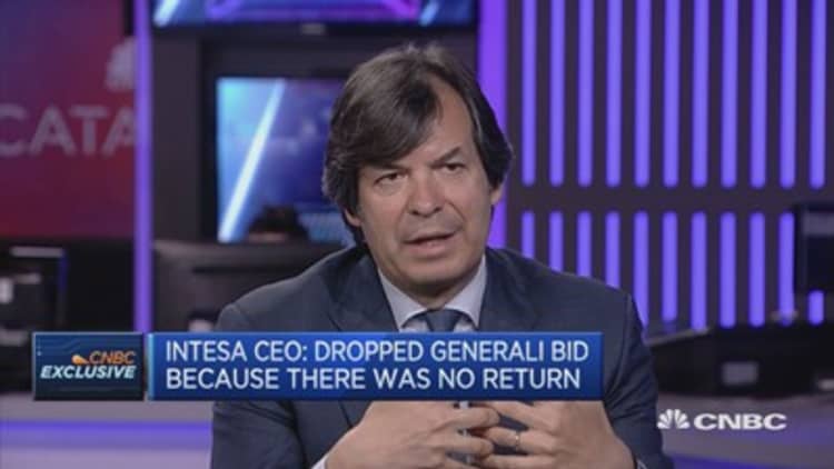 Expect the ECB to reduce easing within a couple of years: Intesa Sanpaolo CEO