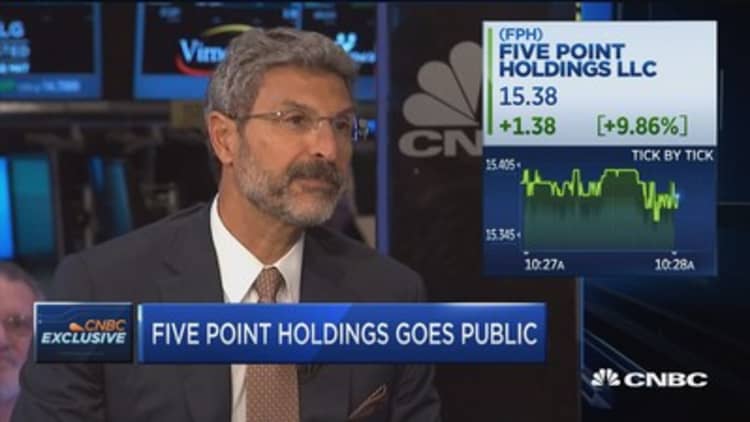 Five Point Holdings goes public