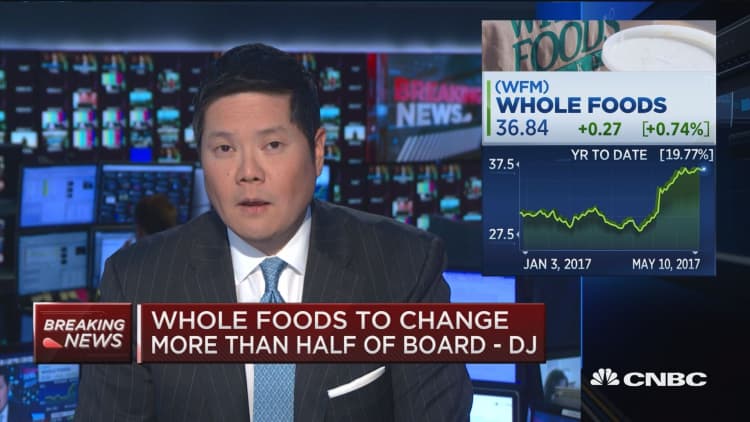 Whole Food changes more than half of board