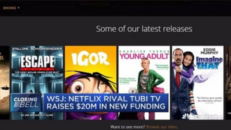 Netflix rival Tubi raises $20M in new funding