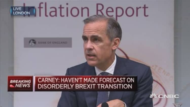 We have conditions on various Brexit scenarios: BOE's Carney
