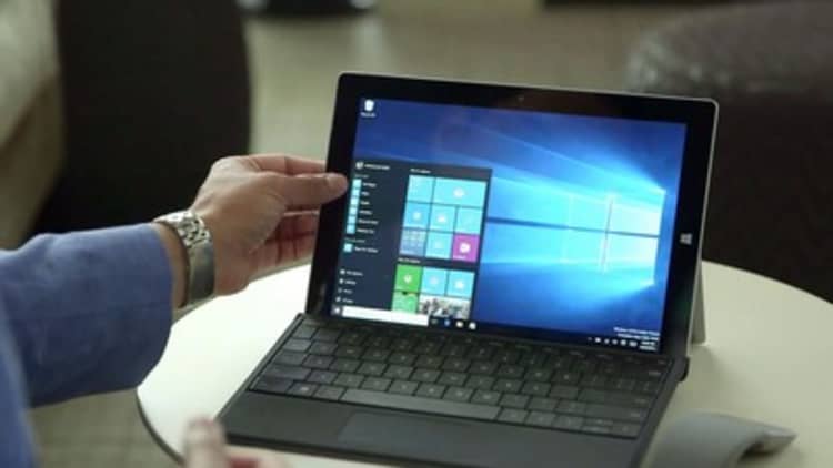 Microsoft announcing its newest Windows 10 update