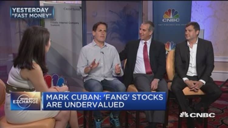 Mark Cuban: ‘FANG’ stocks are undervalued