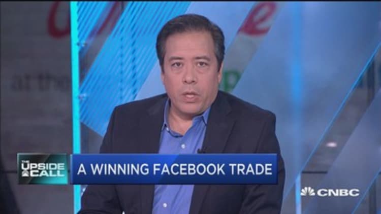 Facebook falls, but one trader's options play still wins