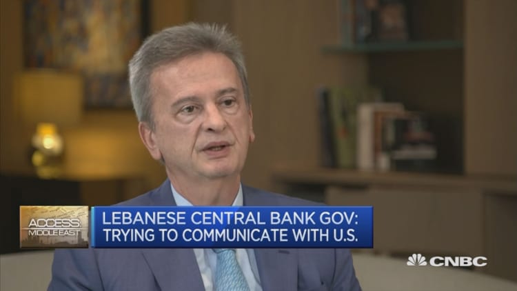 We are trying to communicate with the US: Lebanese central bank governor