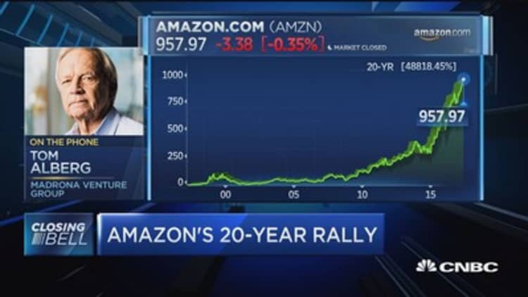 I invested mostly on Bezos' personality: Early investor