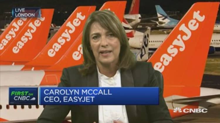 What's behind easyJet's loss, according to the CEO
