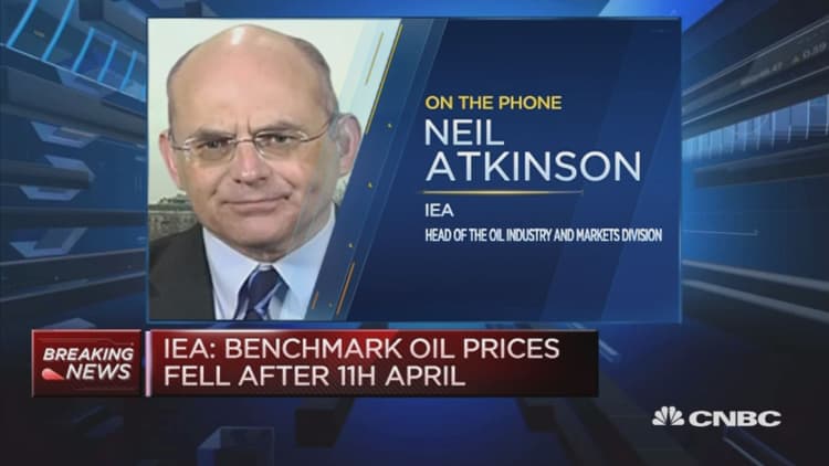 IEA: Oil market re-balancing is underway