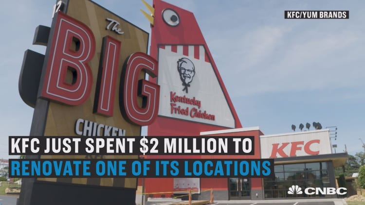 KFC spent $2 million to revamp this one restaurant