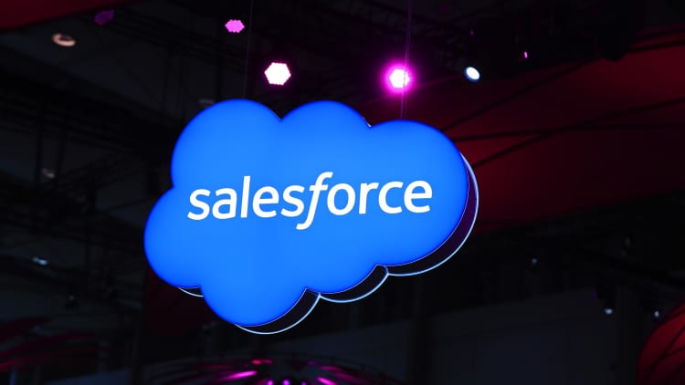 Salesforce reports EPS and revenue above estimates, shares pop after hours