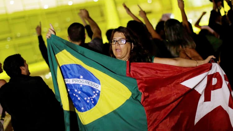 Brazil's political crisis contaminating markets?