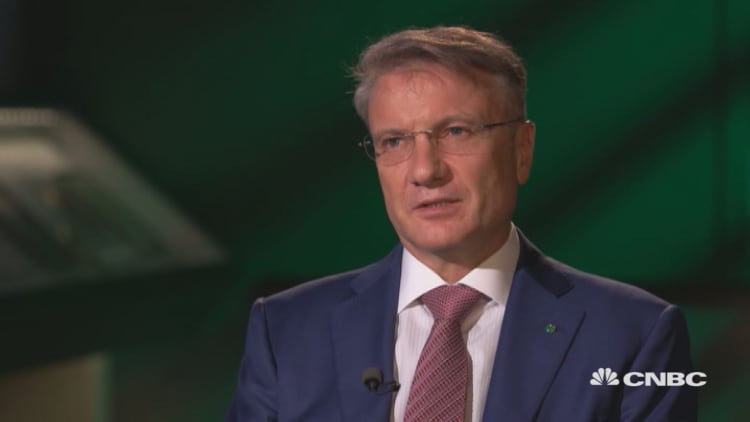 The inability to access international markets is painful, says Sberbank CEO