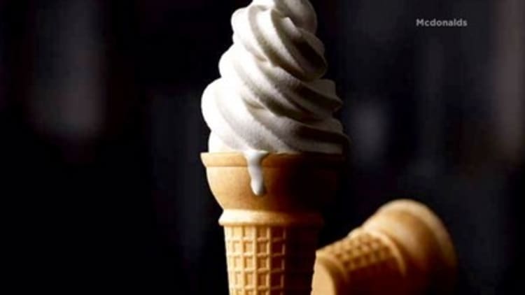 McDonald's changed the main ingredient in its ice cream