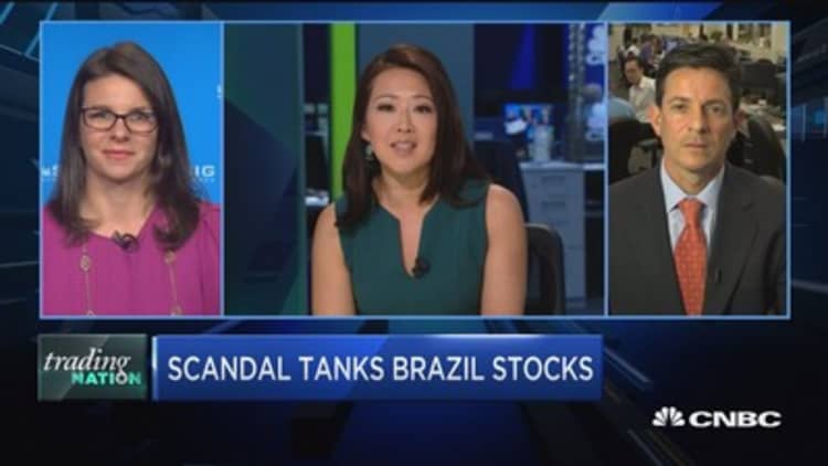 Trading Nation: Scandal tanks Brazil stocks