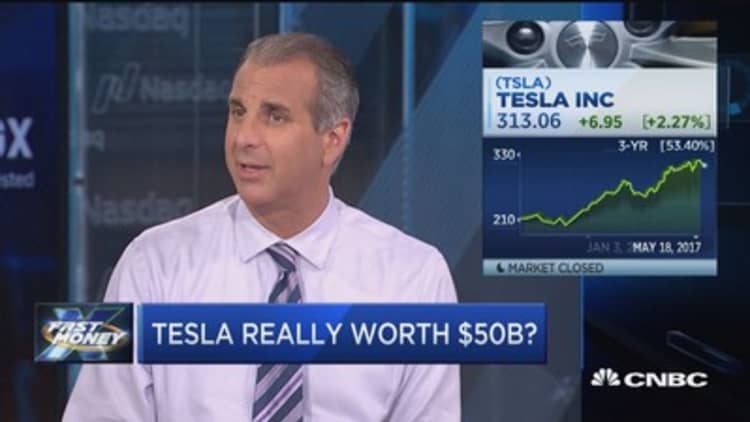 Is Tesla really worth $50b?