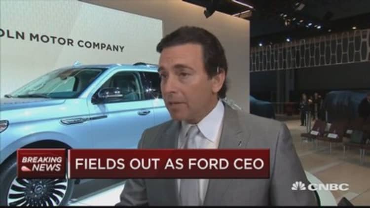 Cramer: Mark Fields didn't get a long time at Ford