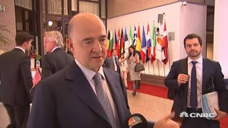 France has always been against any kind of 'Grexit': Moscovici 