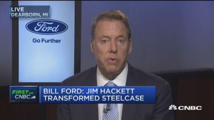 Bill Ford: I didn't fire Mark Fields, he chose to resign after a discussion we had Friday 