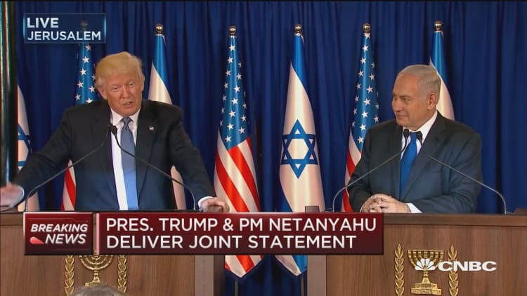 Trump: Today we re-affirm the 'unbreakable bond' between US and Israel