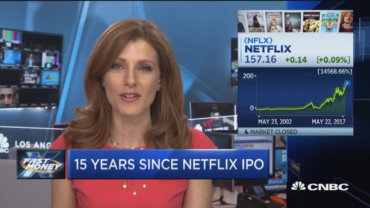 Netflix shares surge 15,000% since IPO 15 years ago