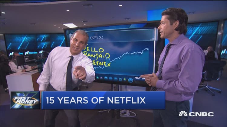 Go chart yourself! Traders go head to head over Netflix
