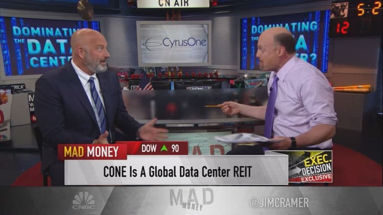 CyrusOne's CEO tells Cramer about what's driving the company's growth