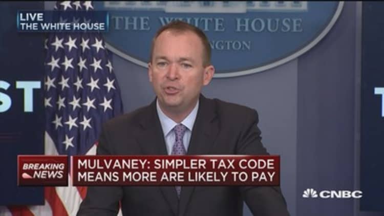 Mulvaney: Simpler tax code means more are likely to pay