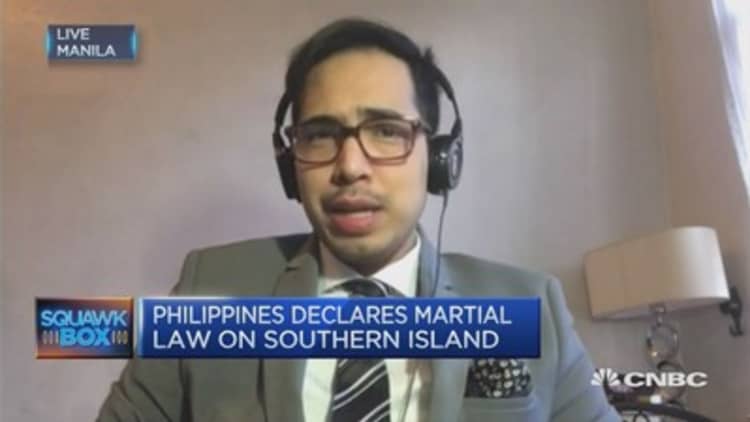 Duterte declares martial law in Mindanao 