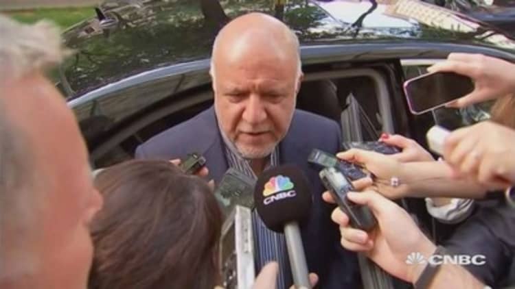 Iran oil minister on OPEC's nine-month output cuts