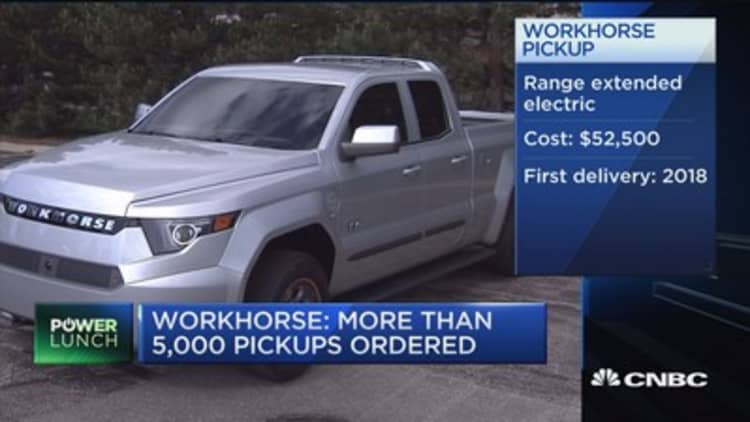 Workhorse wants to take on big-time carmakers with electric pickup truck