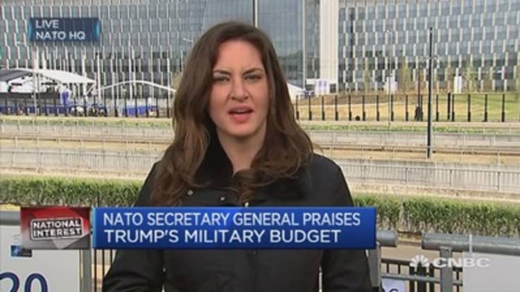 Trump may be tough talking - but still spending big on NATO