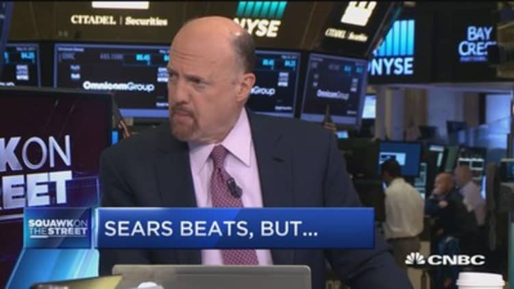 Sears is a big short squeeze whenever it goes up: Cramer