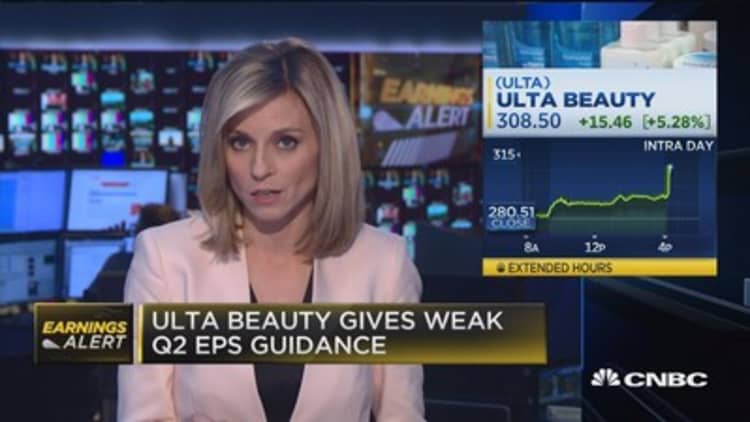 Ulta Beauty beats on bottom line