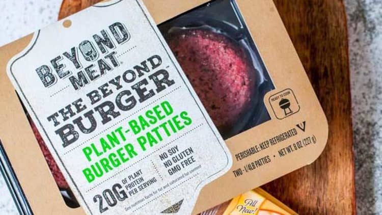 Beyond Meat reports miss on bottom line, loss of $0.24 a share versus $0.08 expected