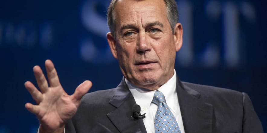 Democrats are having their own tea party-like moment right now, ex-House Speaker Boehner says