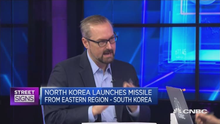 Market reaction to N.Korea missile