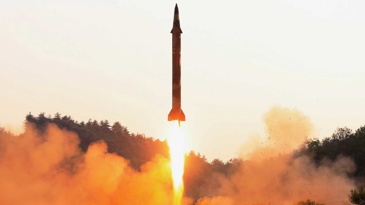 North Korean ballistic missile crosses into Japanese airspace for the first time