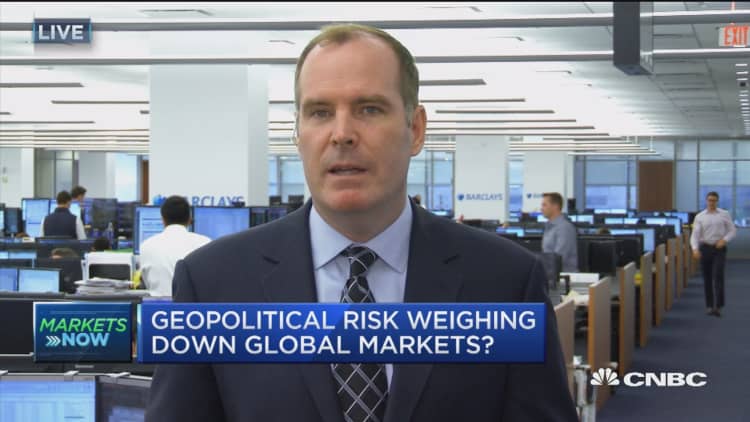 Geopolitical risk weighing down global markets?