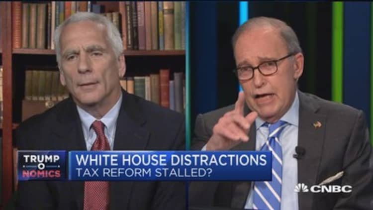 White House distractions, tax reform stalled?